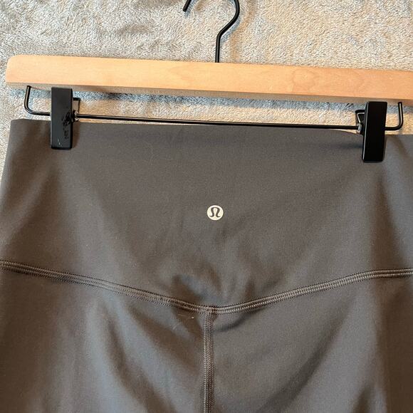 Lululemon Align Crop *21" Size 10 Gray Athletic Athleisure - Picture 3 of 5